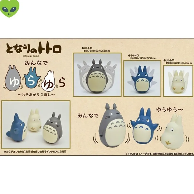 Jouets|Maison Ghibli Trois Figurines à Collectionner Totoro - Mon Voisin Totoro