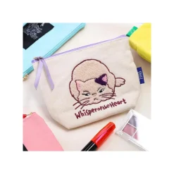 Classement|Maison Ghibli Trousse brodée Moon - Si tu tends l'oreille