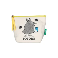 Classement|Maison Ghibli Trousse brodée Totoro Gris et Bleu - Mon Voisin Totoro