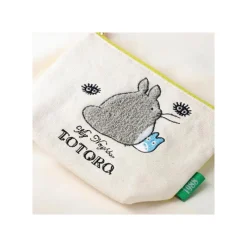 Classement|Maison Ghibli Trousse brodée Totoro Gris et Bleu - Mon Voisin Totoro