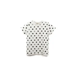 Textile|Maison Ghibli T-SHIRTS TOTORO NOIRAUDES DOTS BLANC M (FEMME) - MON VOISIN TOTORO