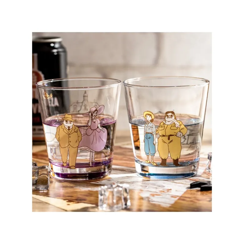 Cuisine Et Table|Maison Ghibli Verre décoré Marco & Fio - Porco Rosso