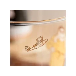 Cuisine Et Table|Maison Ghibli Verre décoré Marco & Fio - Porco Rosso