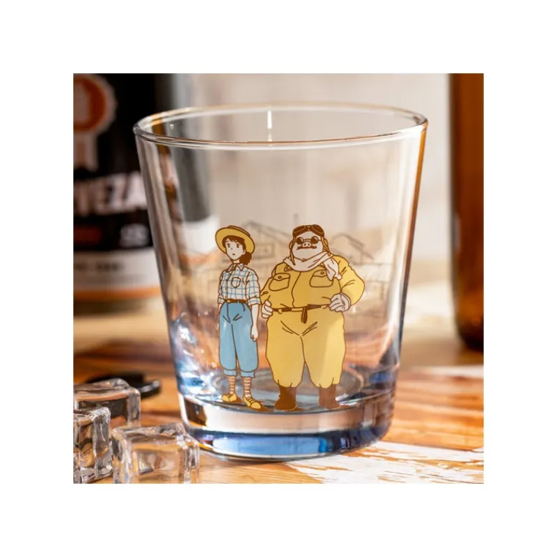 Cuisine Et Table|Maison Ghibli Verre décoré Marco & Fio - Porco Rosso