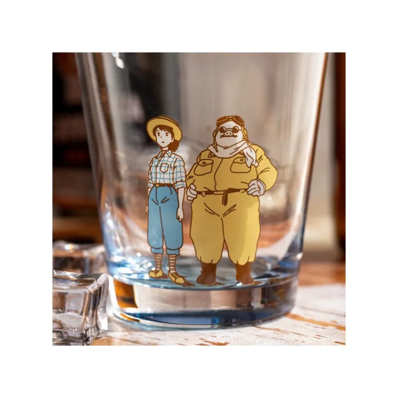 Cuisine Et Table|Maison Ghibli Verre décoré Marco & Fio - Porco Rosso