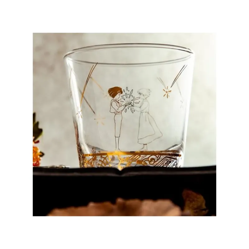 Cuisine Et Table|Maison Ghibli Verre Gravé Howl et Sophie - Le Château ambulant