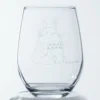 Cuisine Et Table|Maison Ghibli Verre gravé Totoro et trèfle blanc - Mon Voisin Totoro