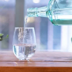 Cuisine Et Table|Maison Ghibli Verre gravé Totoro et trèfle blanc - Mon Voisin Totoro