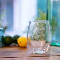 Cuisine Et Table|Maison Ghibli Verre gravé Totoro et trèfle blanc - Mon Voisin Totoro