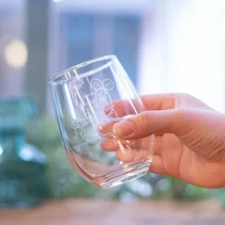 Cuisine Et Table|Maison Ghibli Verre gravé Totoro et trèfle blanc - Mon Voisin Totoro