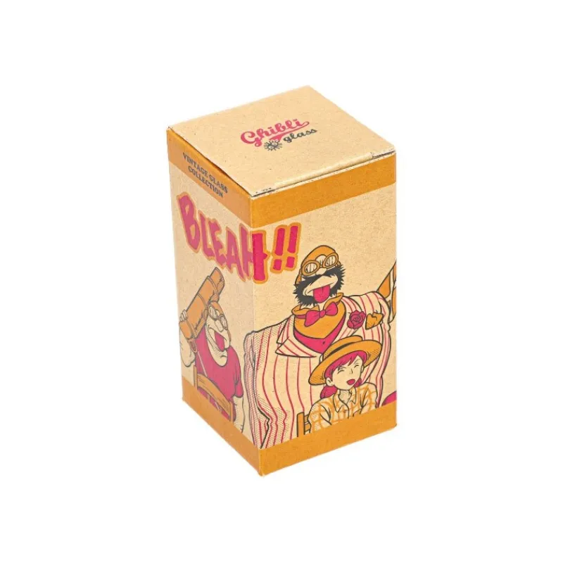 Cuisine Et Table|Maison Ghibli Verre Vintage Bleah - Porco Rosso