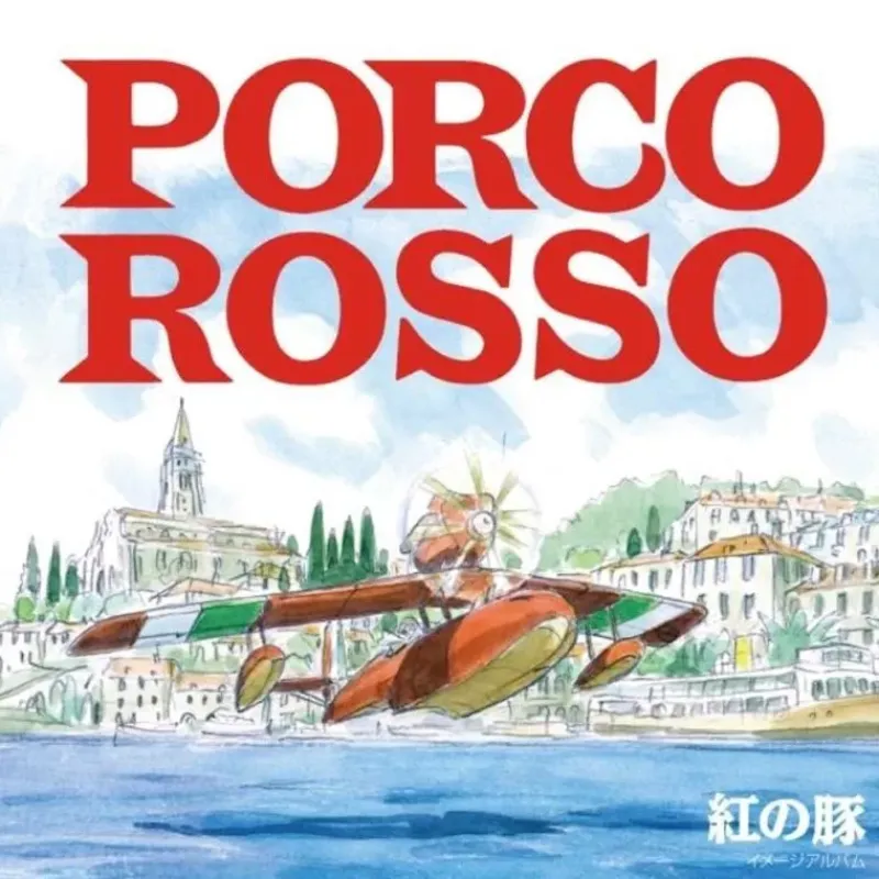 Culture|Maison Ghibli Vinyle Soundbook édition limitée livret 4 p - Porco Rosso